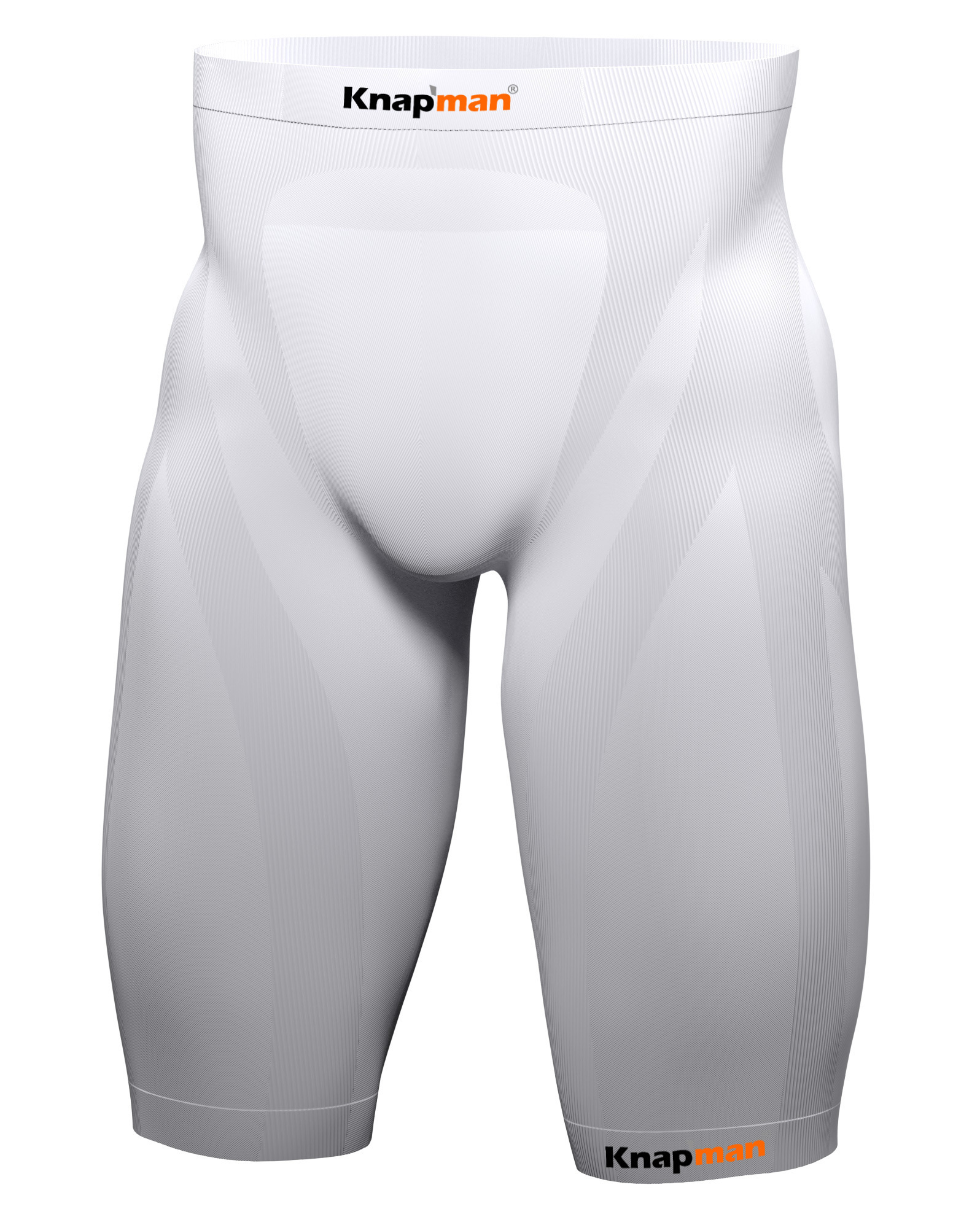 Knapman Mens Compression Shorts 25% white - 25% Shorts - Knapman Compression  Shorts - men - NIEUWE STRUCTUUR